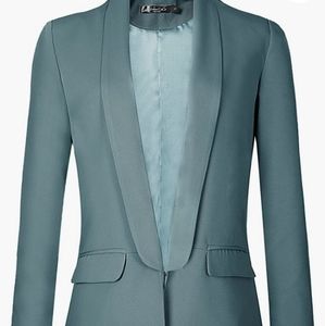 NWT URBAN COCO BEAUTIFUL LAKE BLUE CHIĆ BLAZER PLUS SZ XXL $79.99